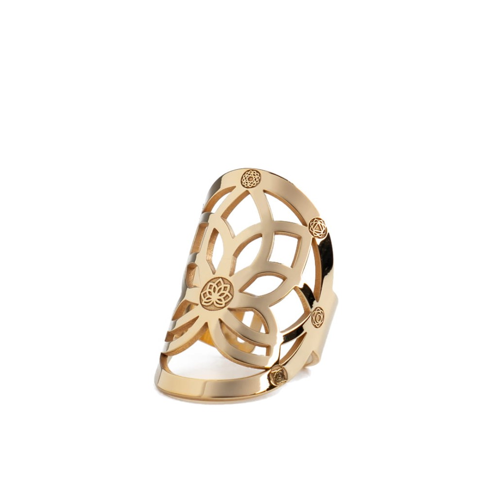 Złoty Pierścionek Lotos Czakry 2.jpg