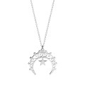 Złoty Naszyjnik Księżyc LIGHT MOON Silver.jpg
