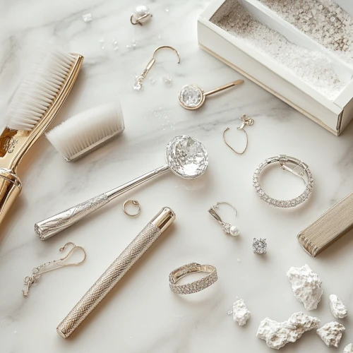 jak odróżnić biżuterię od białego złota