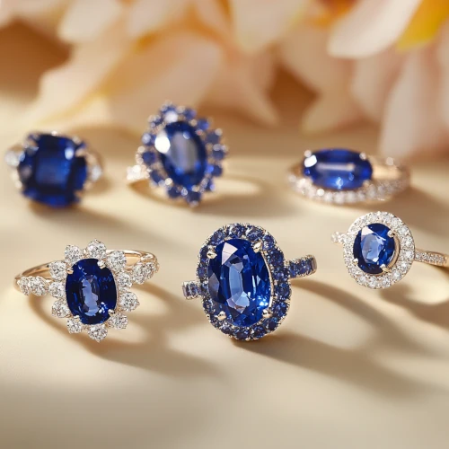 pierścionek zaręczynowy z szafirem